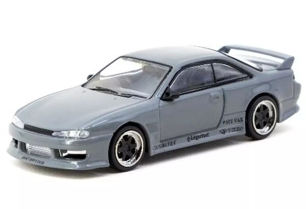 1/64 Tarmac Works Vertex Nissan Silvia S14 Gray T64G-018-GY Diecast