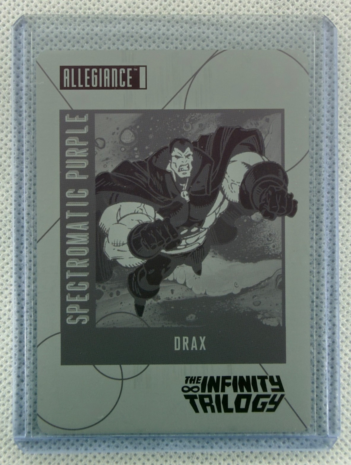2023 Upper Deck Marvel Allegiance The Infinity Trilogy Drax Printing Plate 1/1