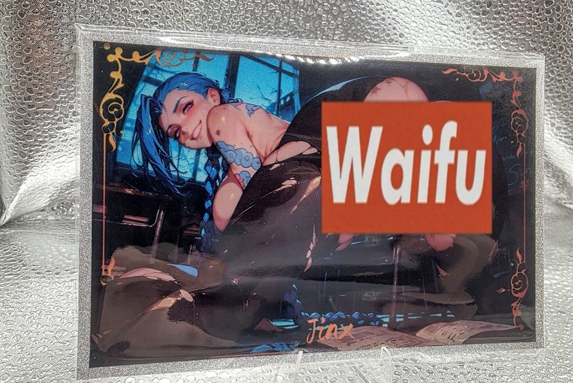 Jinx Arcane Sexy Waifu A6 Board Sw3 Hentai Card New