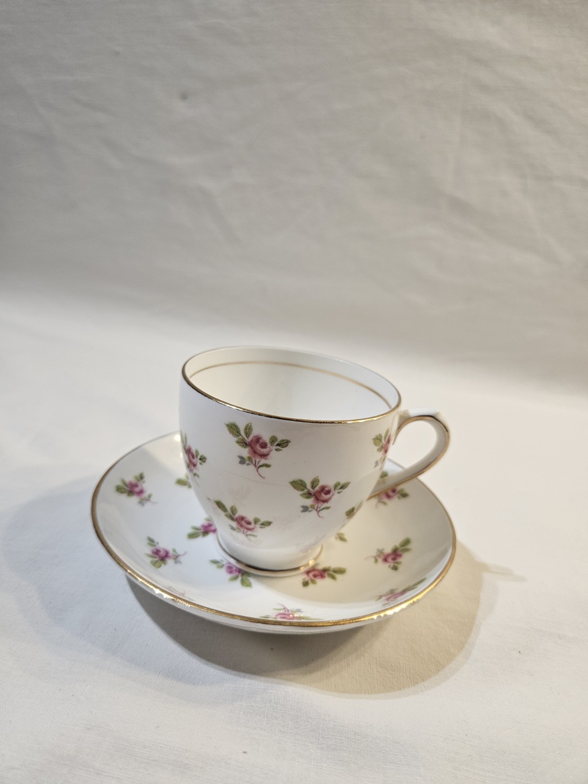 Vintage Duchess Roses Tea Cup and Saucer Made In England High Tea
