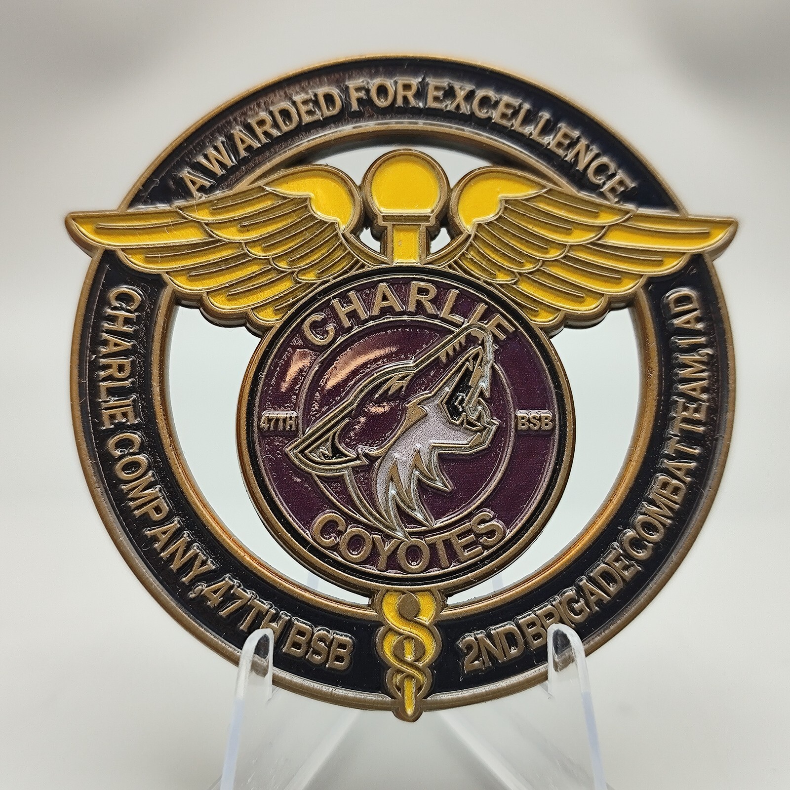 2ndbrigadecombatteam,Iad Charlie Coyotes Challenge Coin