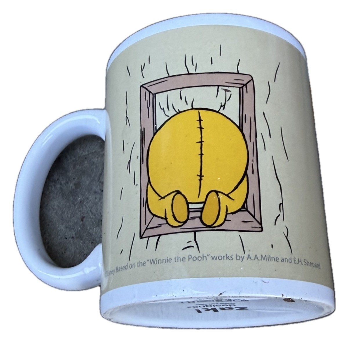 Disney Winnie the Pooh Mug Zak Designs Rabbit\'s Howse 2015