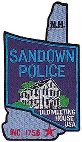Sandown New Hampshire Police Patch Collectible New