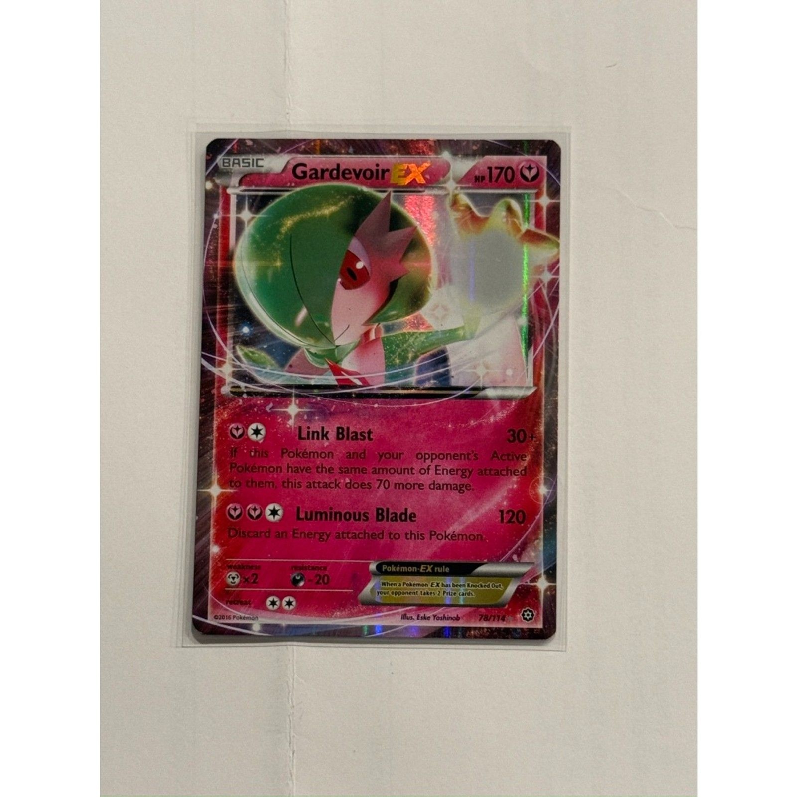 Pokemon Gardevoir EX Steam Siege 78/114