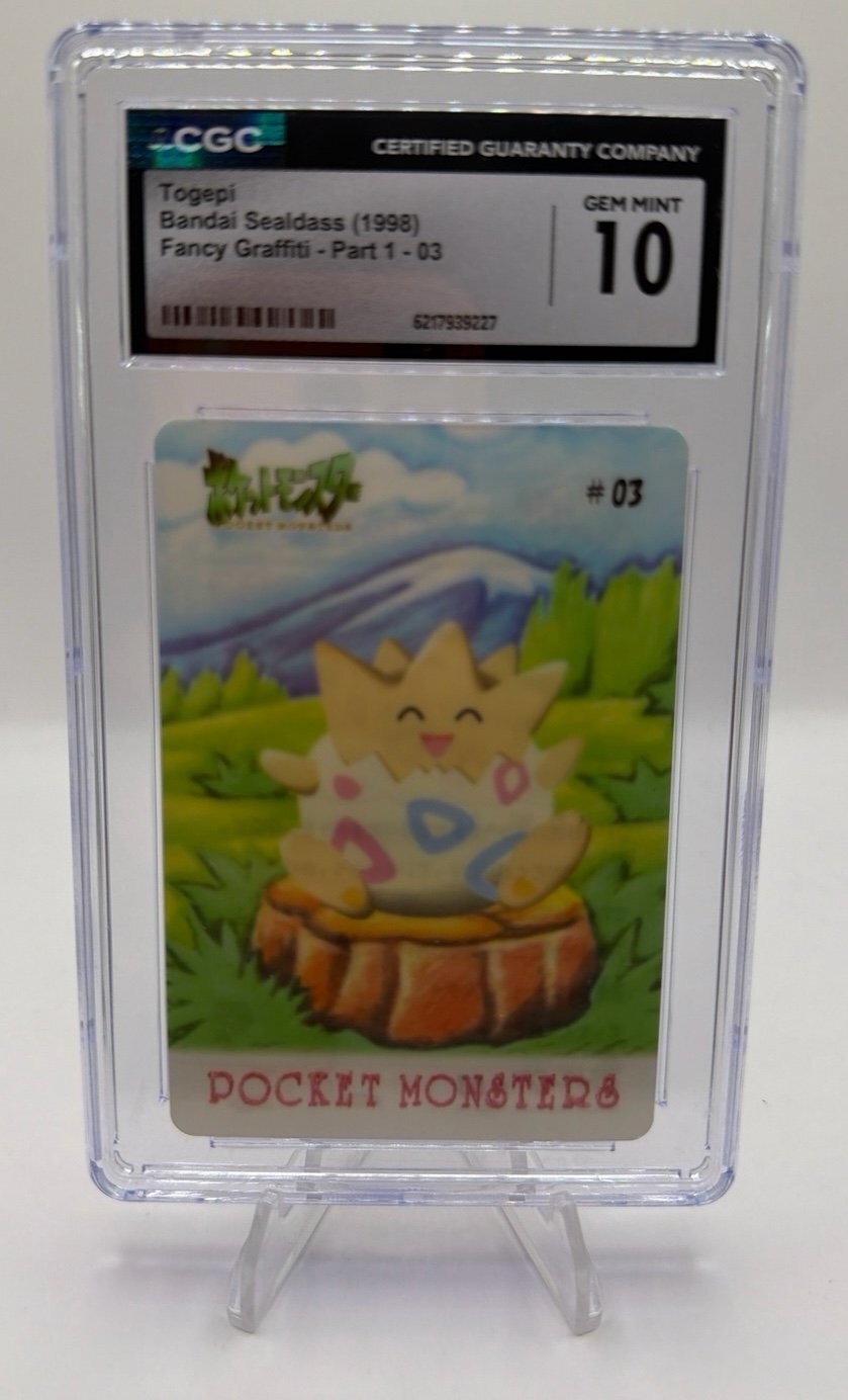 CGC Gem Mint 10 Togepi Bandai Sealdass (1998) Fancy Graffiti- Part 1 - 03