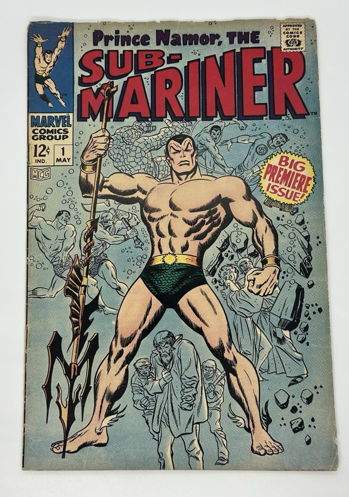 Sub-Mariner #1 (Marvel Comics May 1968) VG/VG+