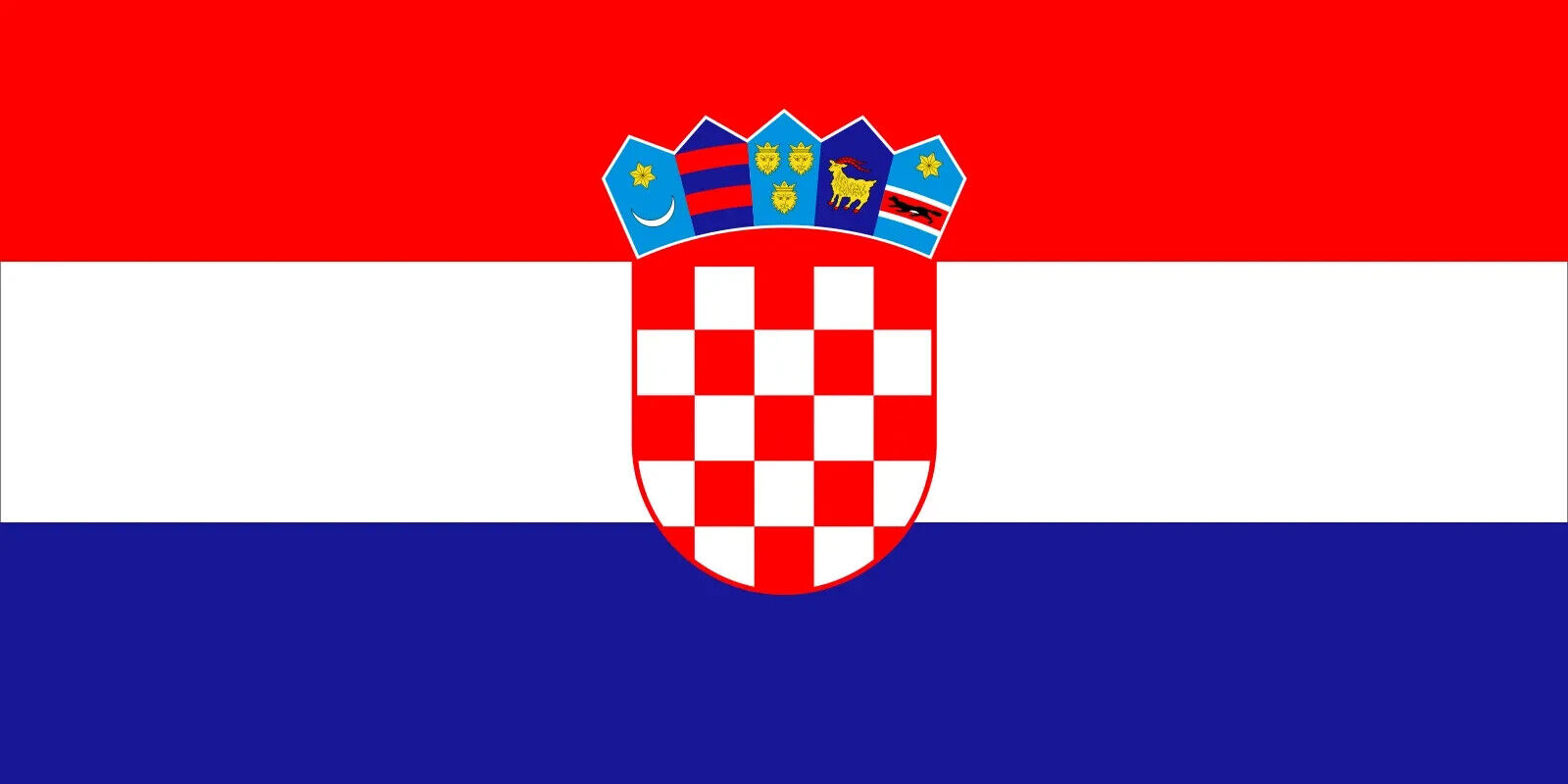 Croatia - 5x3FT Large National Croatian Flag Sport Football
