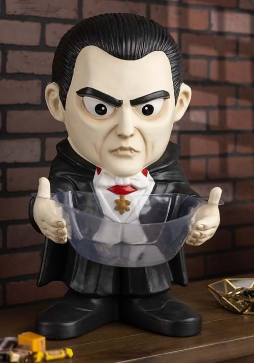 Halloween 22-Inch Universal Monsters Dracula Candy Bowl Decoration Halloween 22-Inch Universal Monsters Dracula Candy Bowl Decoration