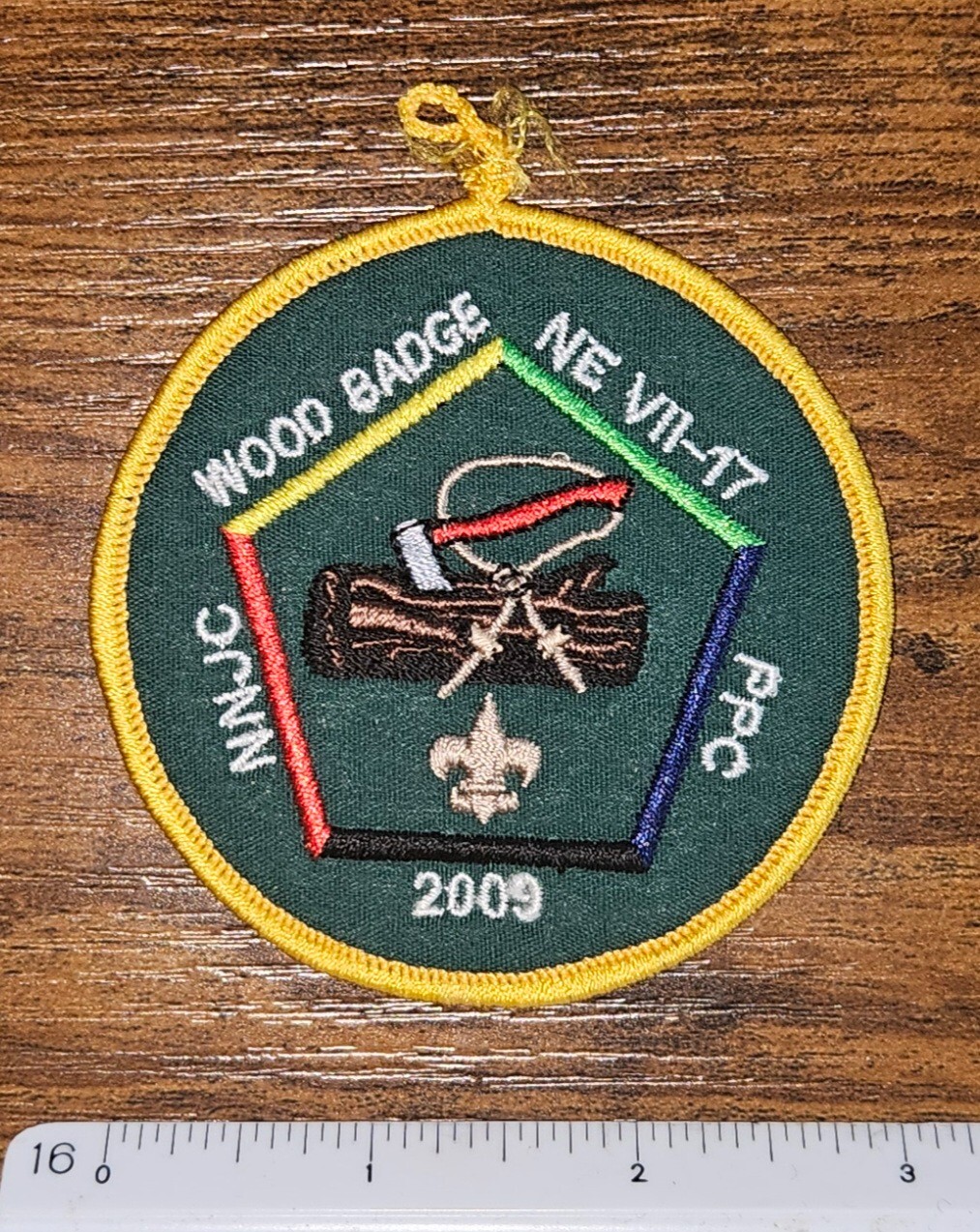 Northern New Jersey Council Wood Badge NE VII-17 2009 Patriot\'s Path BSA Patch Northern New Jersey Council Wood Badge NE VII-17 2009 Patriot\'s Path BSA Patch