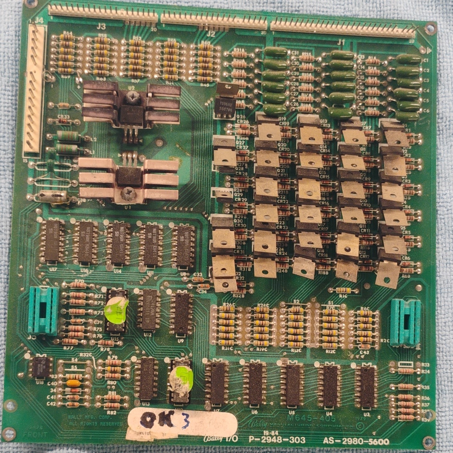 Bally E series slot machine I/O Replacement Board.  AS-2980-5600 