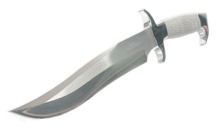 Gil Hibben\'s Big Highlander Fixed Blade Full Tang Bowie Knife & Sheath GH627