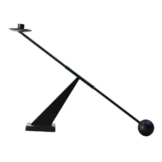 Black Metal Modern Candle Holder Candlestick Holders Decorative Candle Stand,