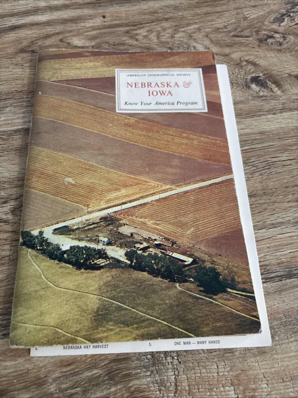 1966 Nebraska & Iowa American Geographical Society Booklet. Keep Your America