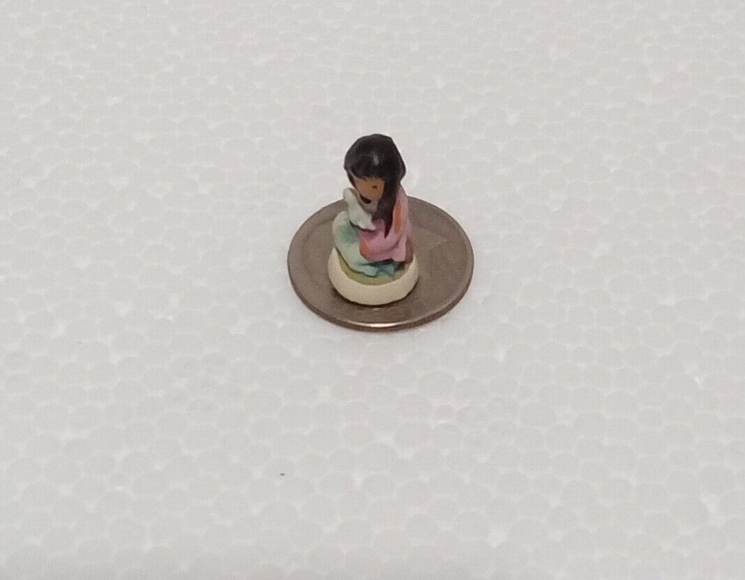 Miniature Degrazia  White Dove Figurine