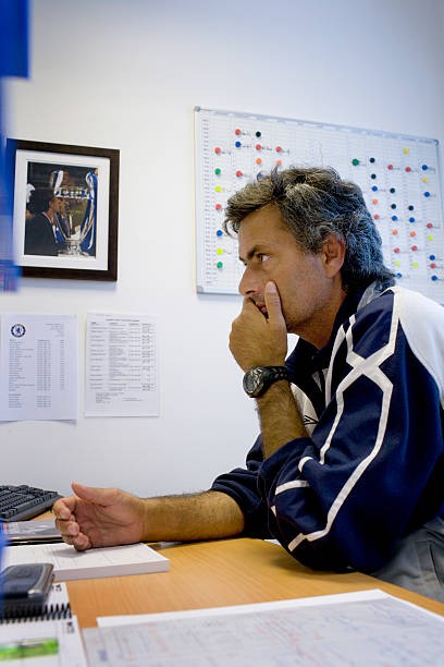 Football manager Jose Mourinho when he was manager of Chelsea foot- Old Photo 6