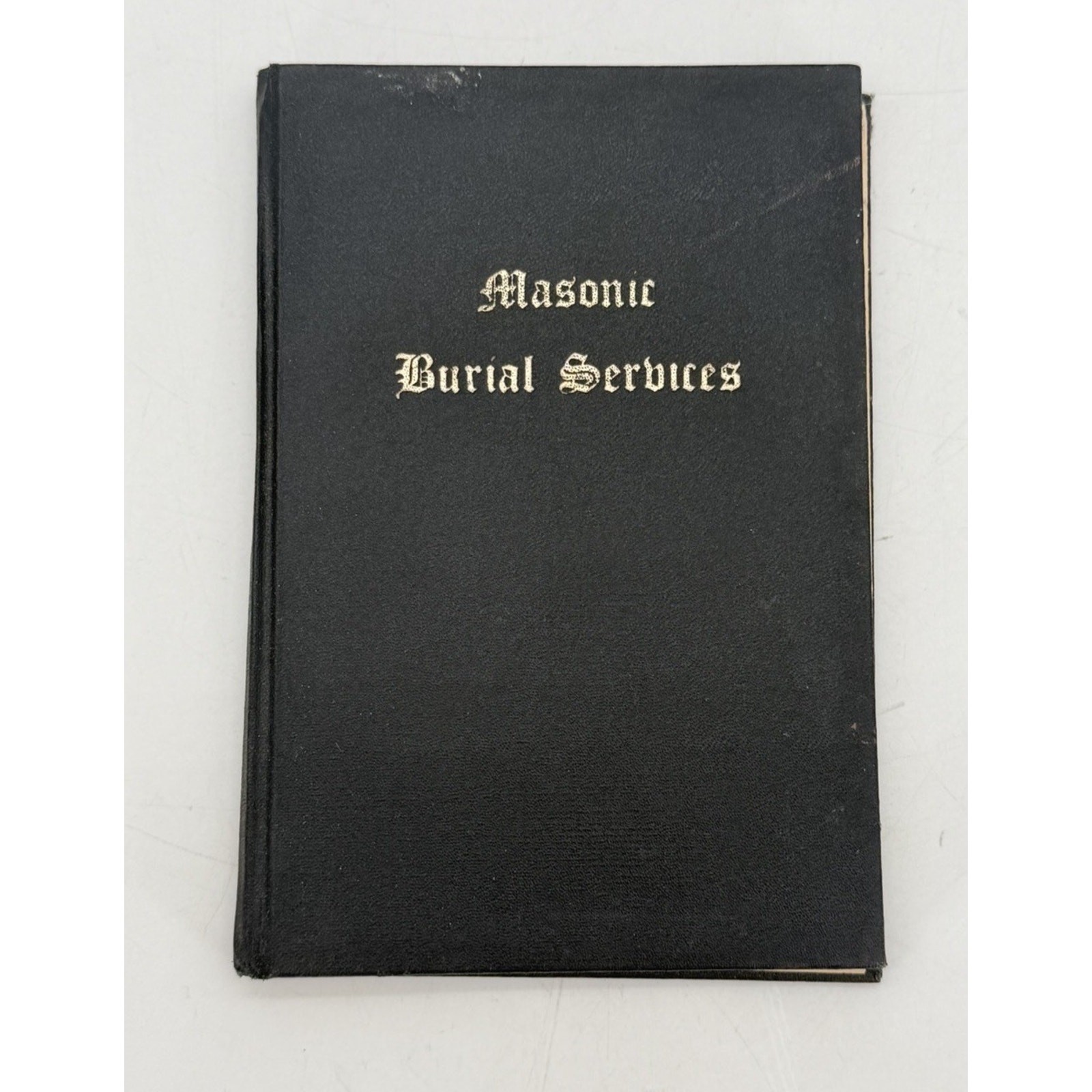 Vintage 1968 Ezra Freemason LODGE Masonic Burial Services Instruction Book RARE