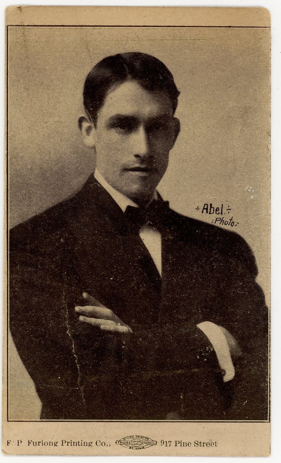 1907 St. Louis Robert Lee Orcutt Political Campaign Card House of Delegates