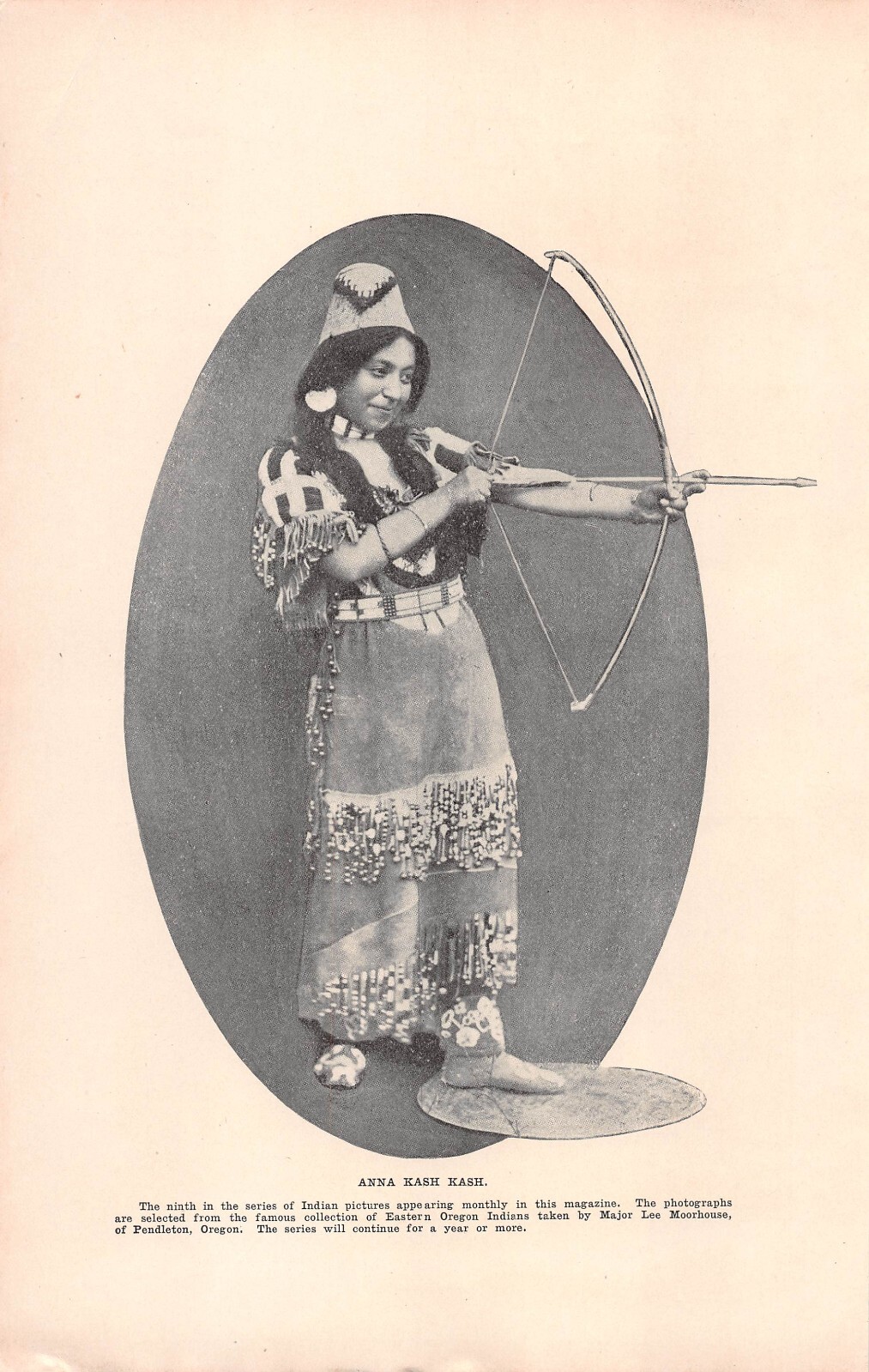 antique 1905 print Anna Wannassay ANNA KASH KASH Umatilla Cayuse Pendleton OR antique 1905 print Anna Wannassay ANNA KASH KASH Umatilla Cayuse Pendleton OR