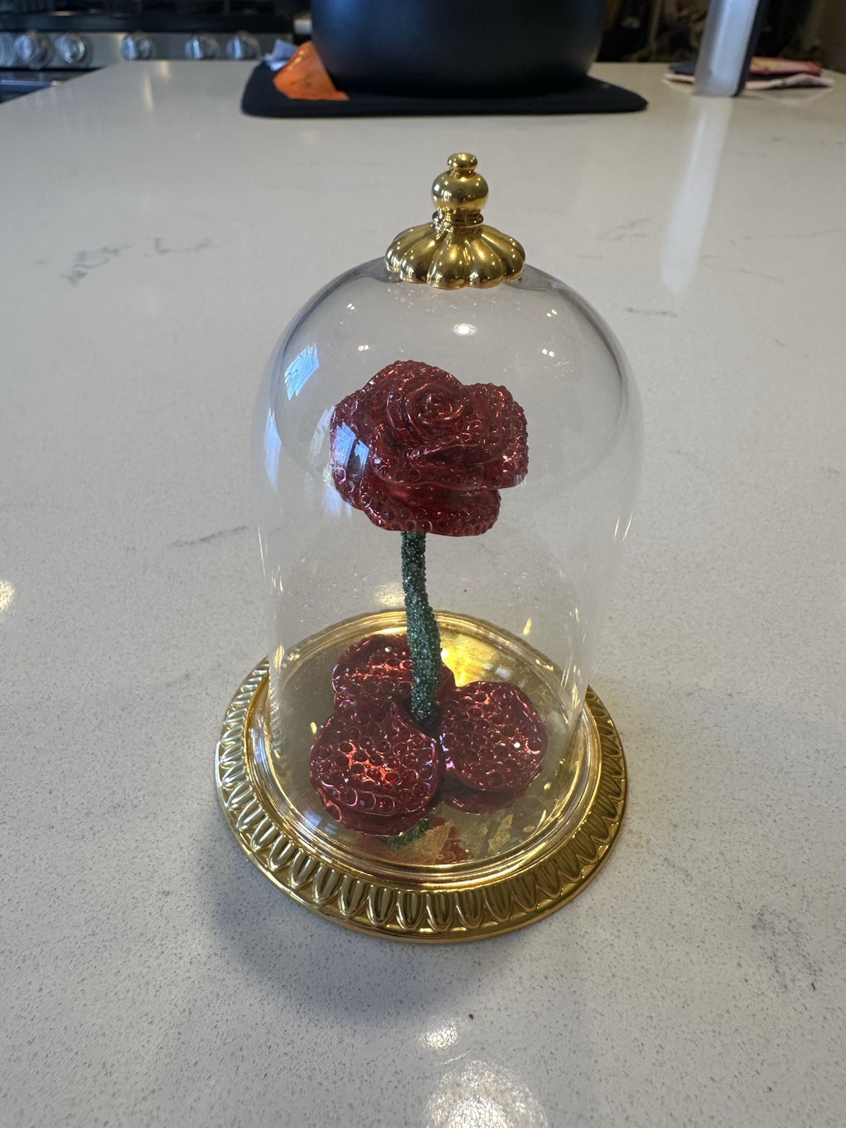 Disney Beauty & The Beast Limited Edition Enchanted Rose Figurine