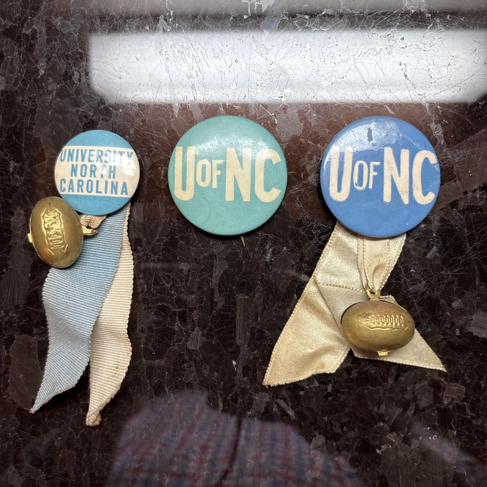 Vintage Lot Of 3 University Of North Carolina Buttons 40s-50s UNC Tar Heels Vintage Lot Of 3 University Of North Carolina Buttons 40s-50s UNC Tar Heels