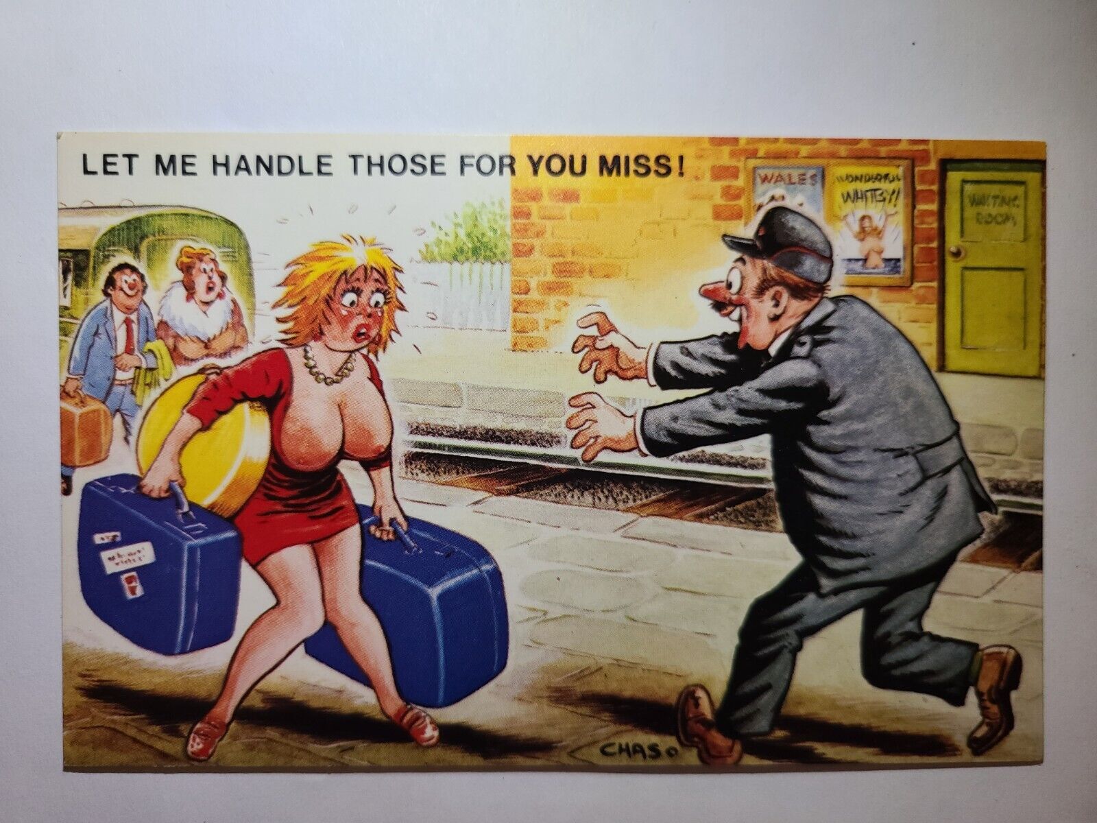 Vintage Postcard Funny Novelty Rude Bamforth Comic Unused Sexy