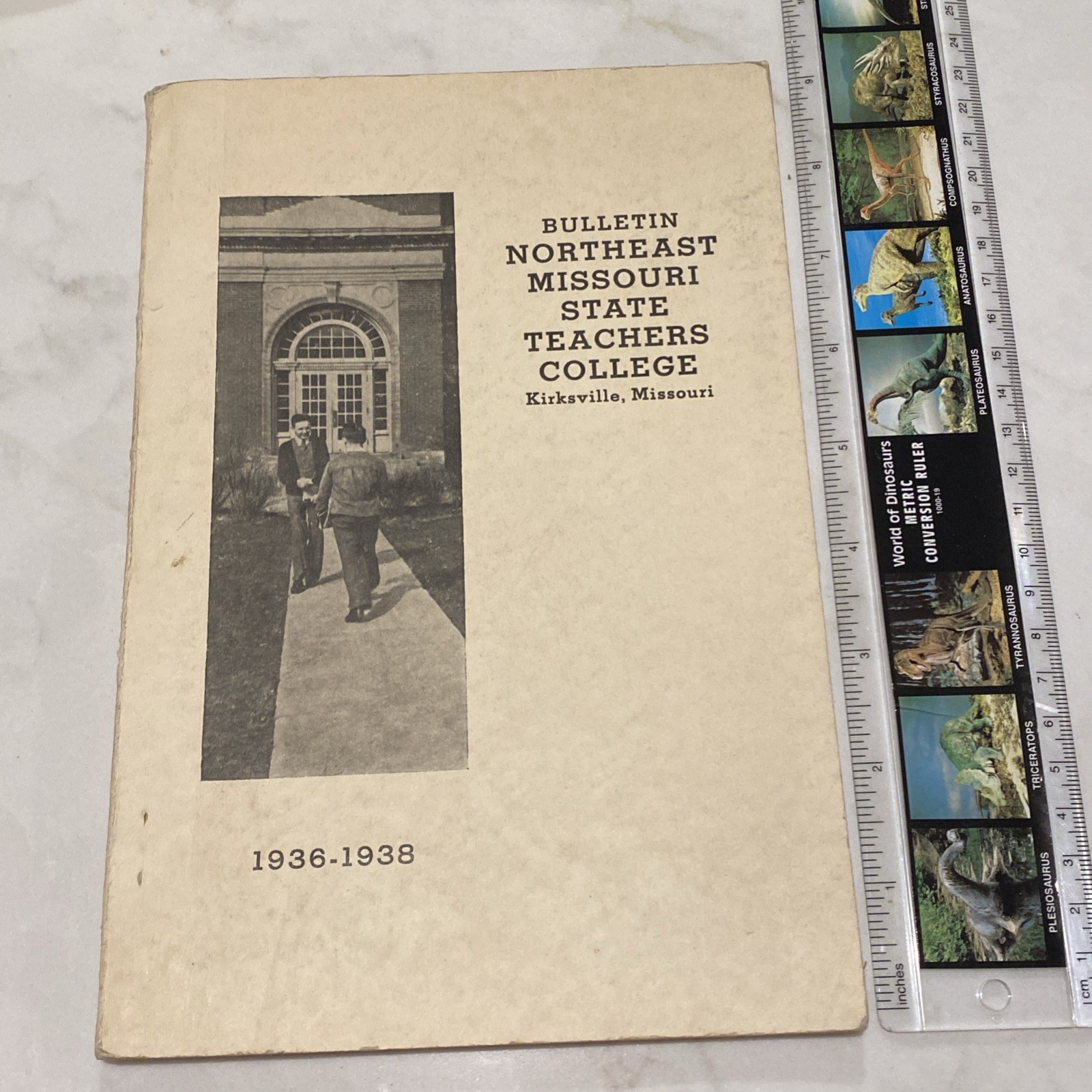 Vintage 1936 1938 Northeast Missouri State Teachers College Bulletin Kirksville