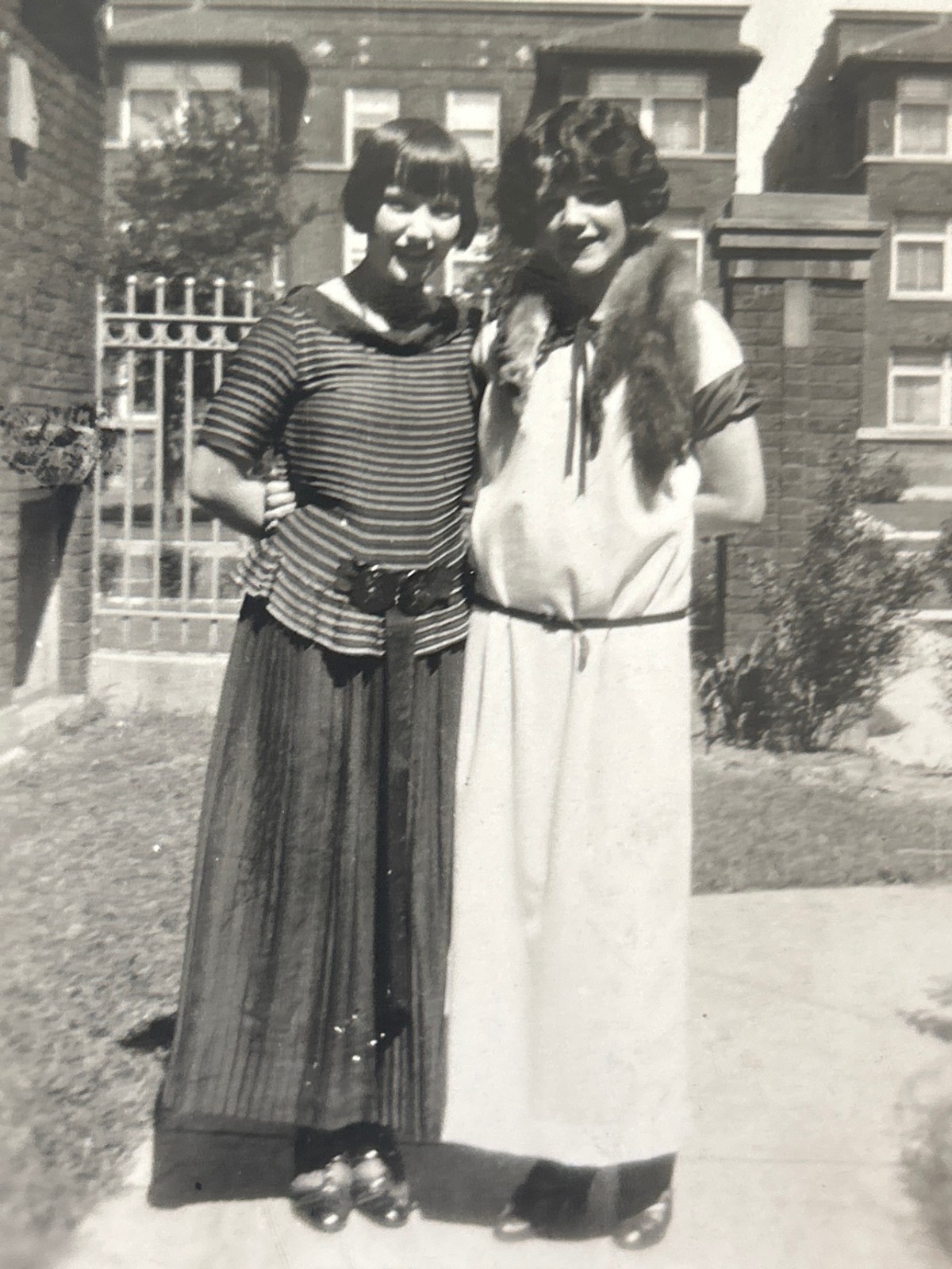 1923 Flapper Fashion Two Women Roaring 20s Photo