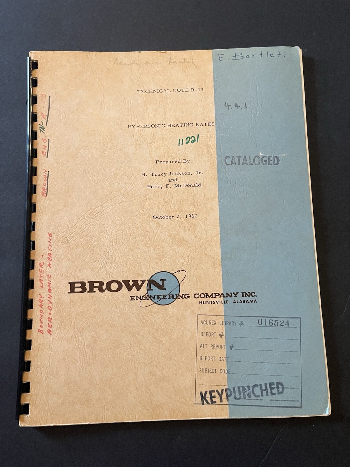 1965 NASA Apollo SNAP Nuclear Safety Reentry Report Sandia Cornell Aero Lab⁠