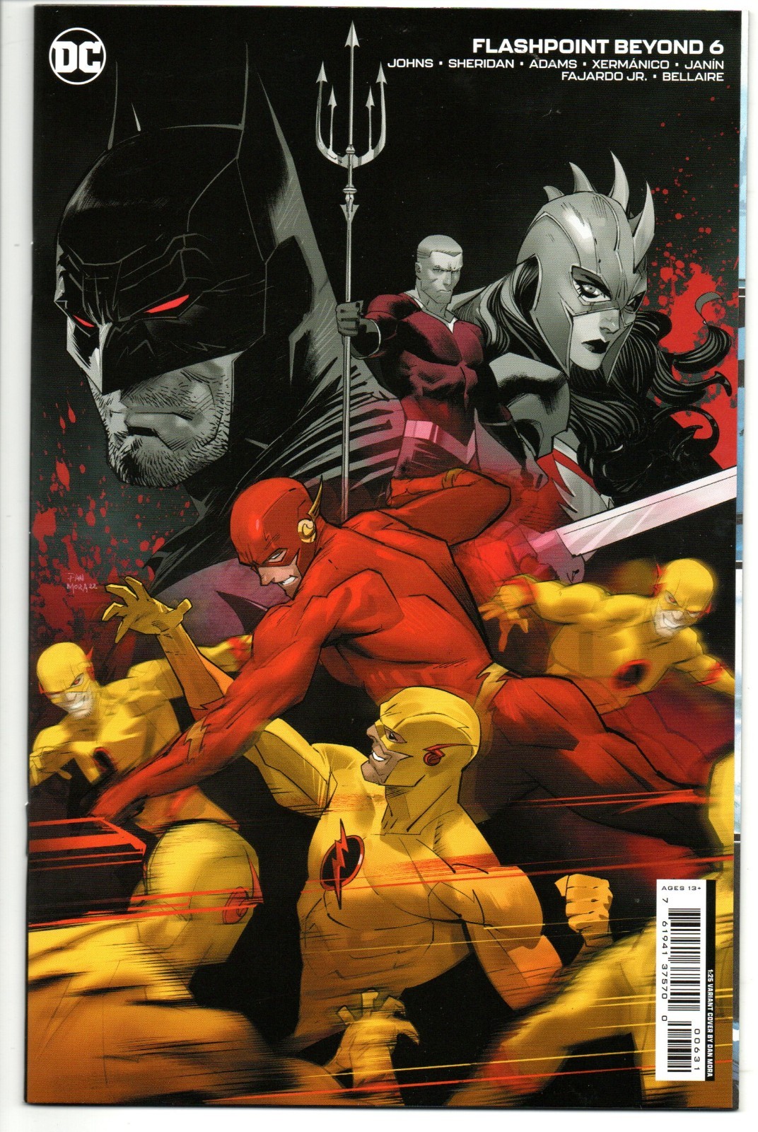 Flashpoint Beyond #6 1:25 Dan Mora Incentive Variant NM UNREAD