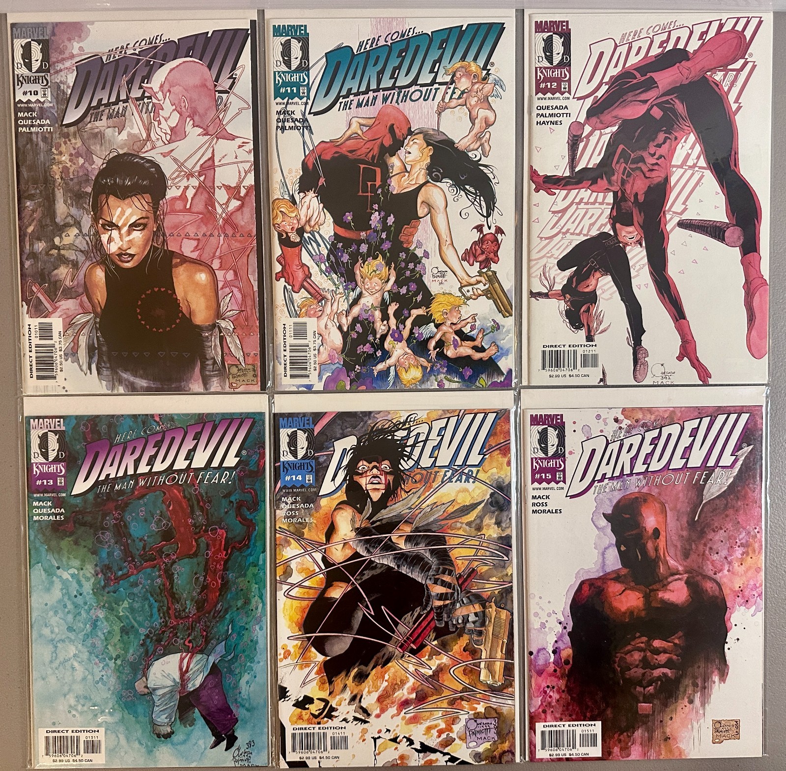 Daredevil V2 #10-25 + Ninja 1-3 Mack Bendis Quesada Gale Maya Lopez Echo Marvel
