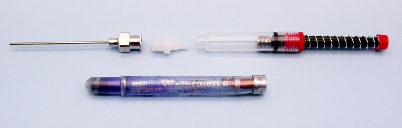 Waterman Original C/F Ink Cartridge & Filling Kit; fits C/F & Concorde Pens