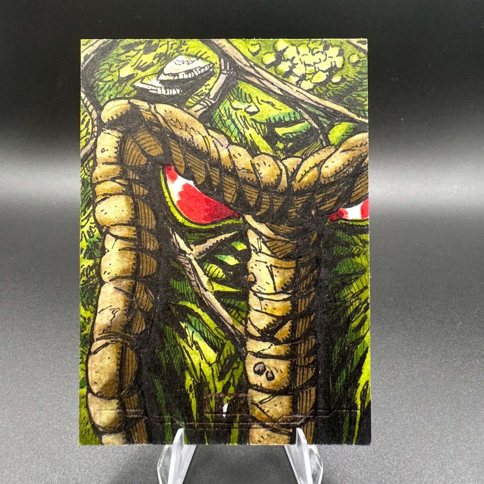 Topps 2026 Marvel Neon Sketch Man-Thing 1/1 |  Kevin Norman Auto