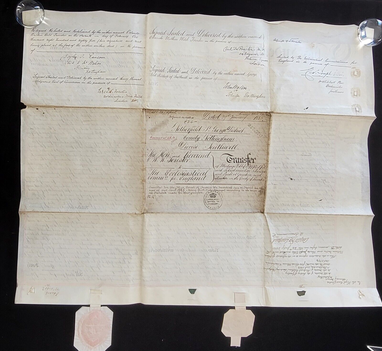 Rare Henry Molyneux Earl Carnarvon Signed Royal Lord Lieutenant Ireland Document