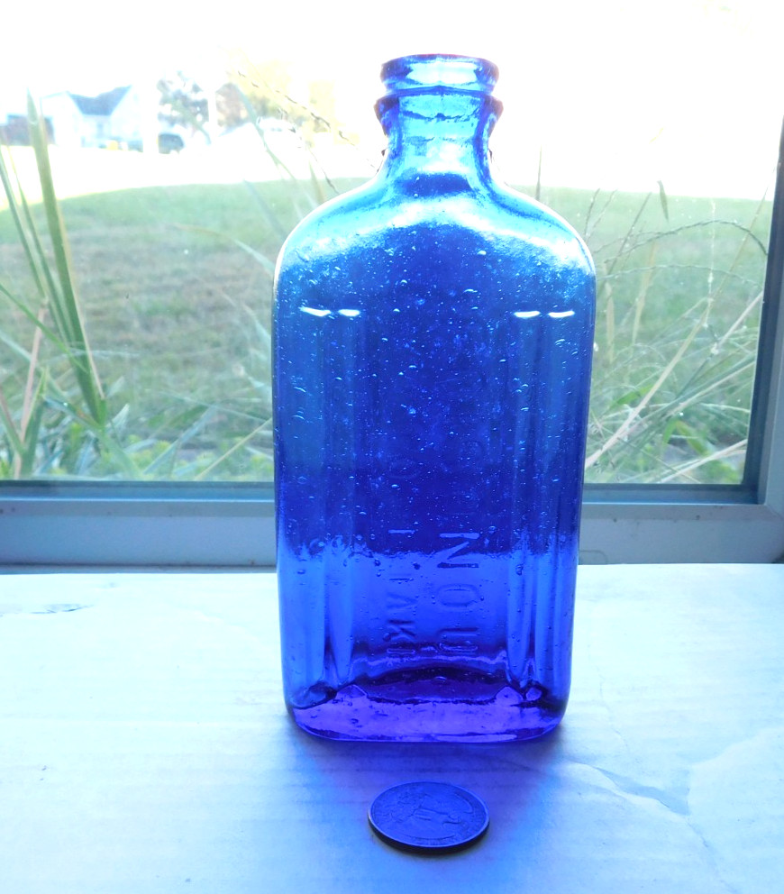 BEAUTIFUL BLUE POISON EMBOSSED, EUGENEOL SOLUTION POISONOUS NOT TO BE TAKEN