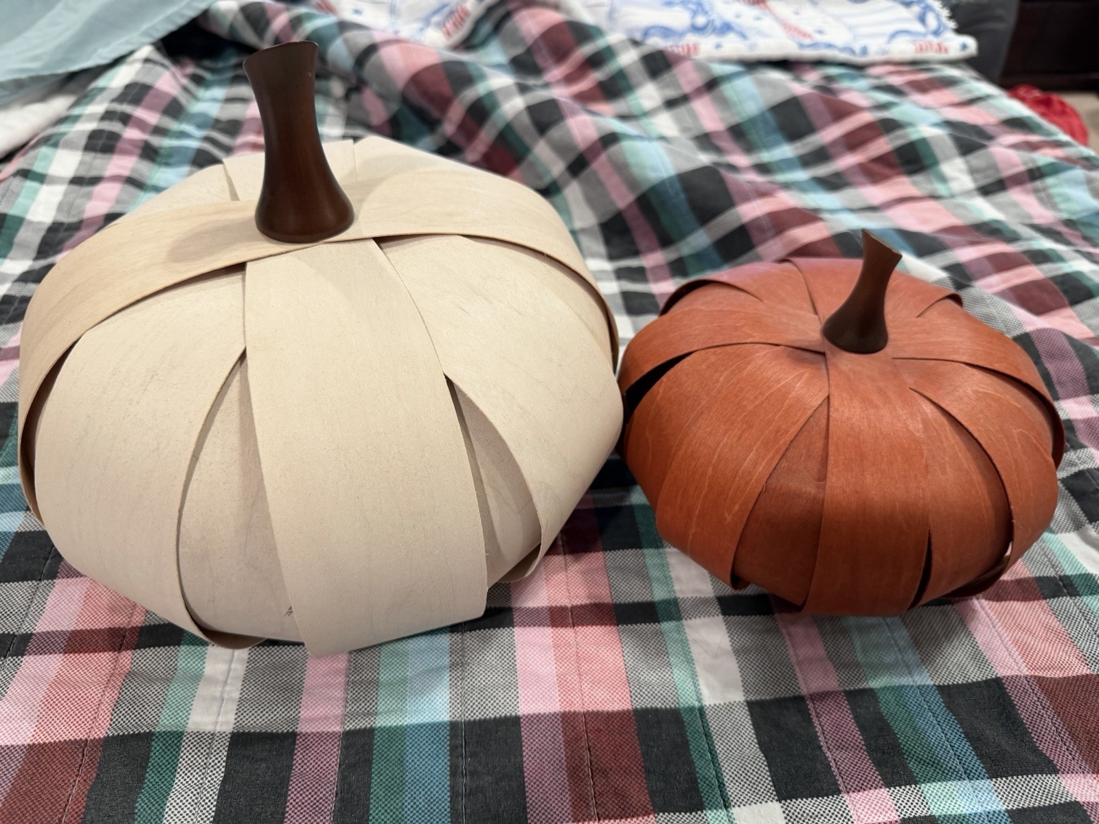 Longaberger 2 Pc Pumpkin Set