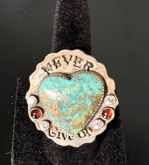 SWEET BIRD STUDIO Sterling Silver  Carolyn's Ring  Size 6