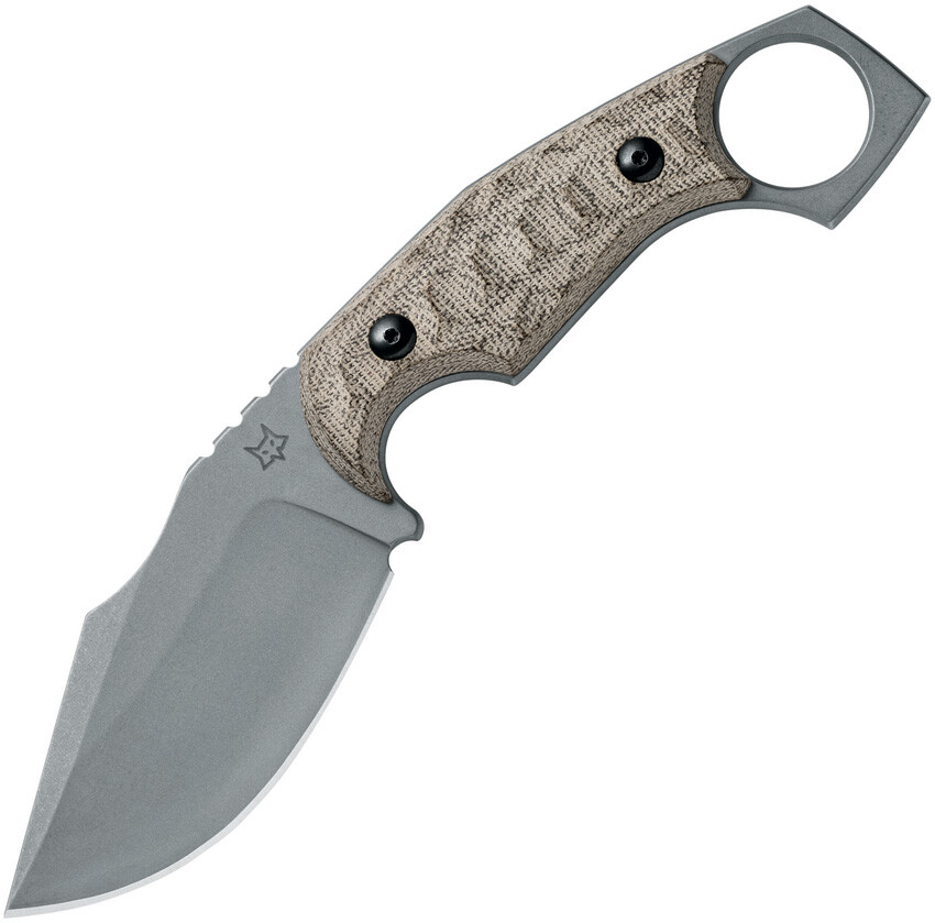 Fox Knives Monkey Thumper Green Micarta Fixed Blade Knife 633OD Fox Knives Monkey Thumper Green Micarta Fixed Blade Knife 633OD