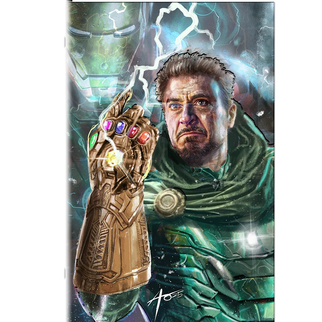 FAME: ROBERT DOWNEY JR. EMBOSSED LTD 100 NYCC EXCLUSIVE