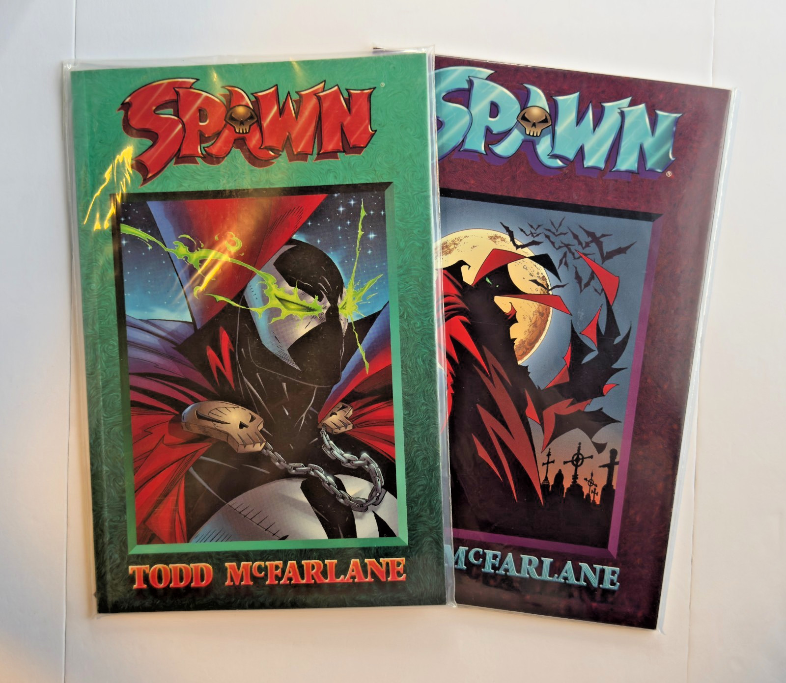 Spawn Trade Paperback Vol 1 & 2 1995 Image Comics Todd McFarlane First Edition