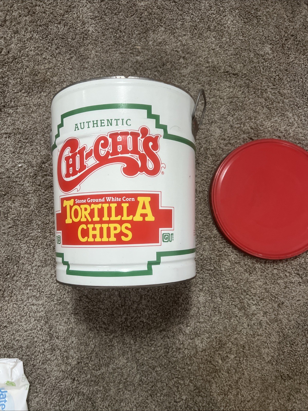Chi-chis  Vintage Tortilla Chips Tin Can
