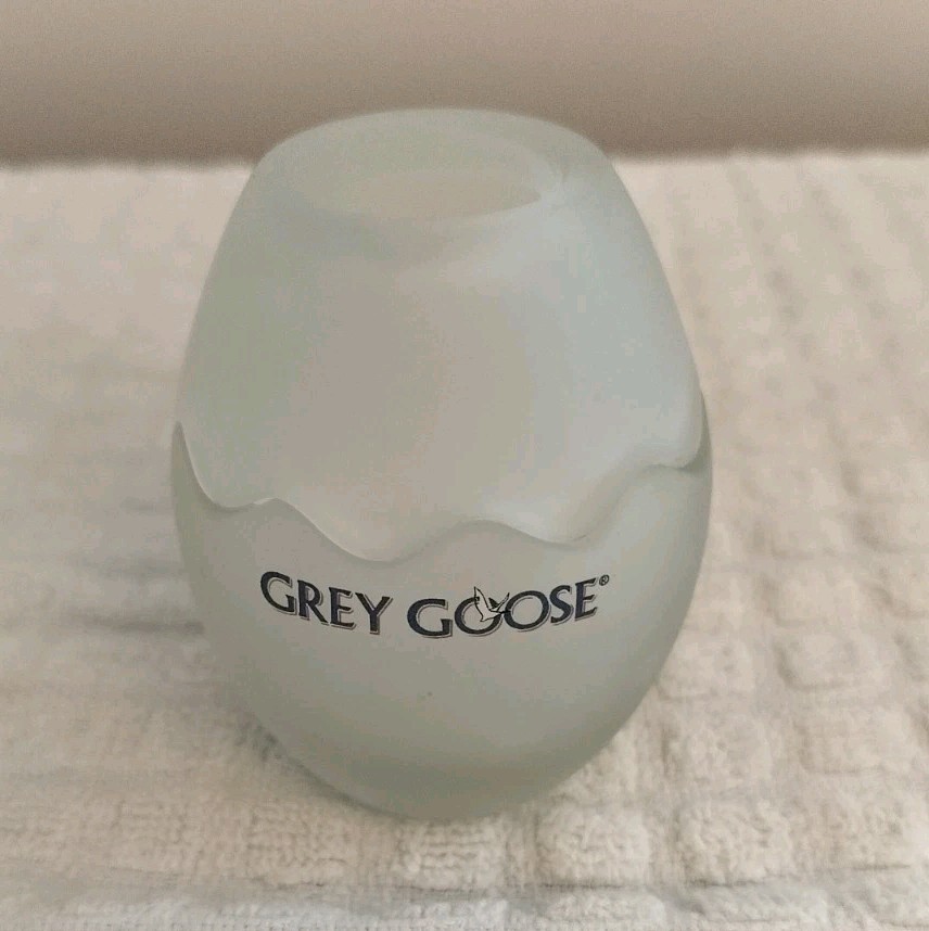 Vintage Grey Goose Vodka Egg Tea-Light Candle Holder & Candles New in Box Vintage Grey Goose Vodka Egg Tea-Light Candle Holder & Candles New in Box