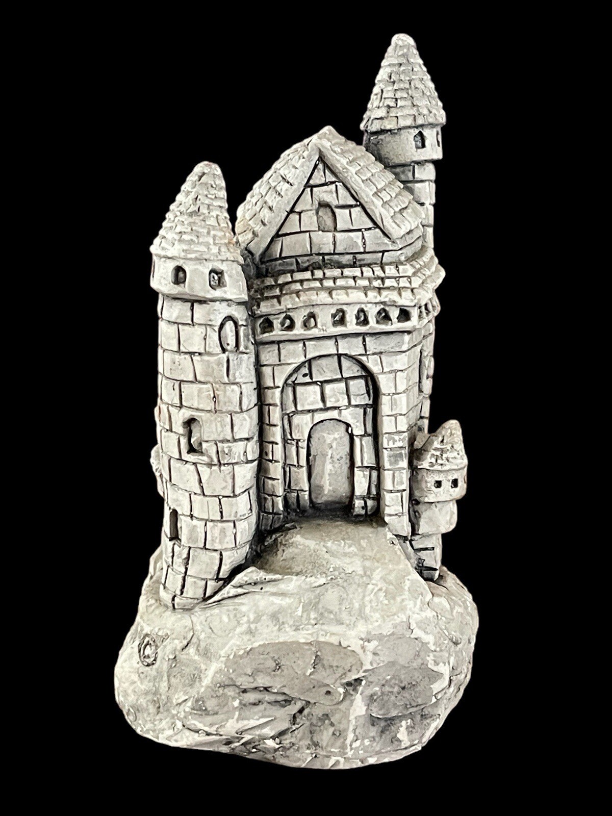 Mount Mt Saint St. Helen’s Castle Sculpture Hand Crafted Volcanic Ash Figurine