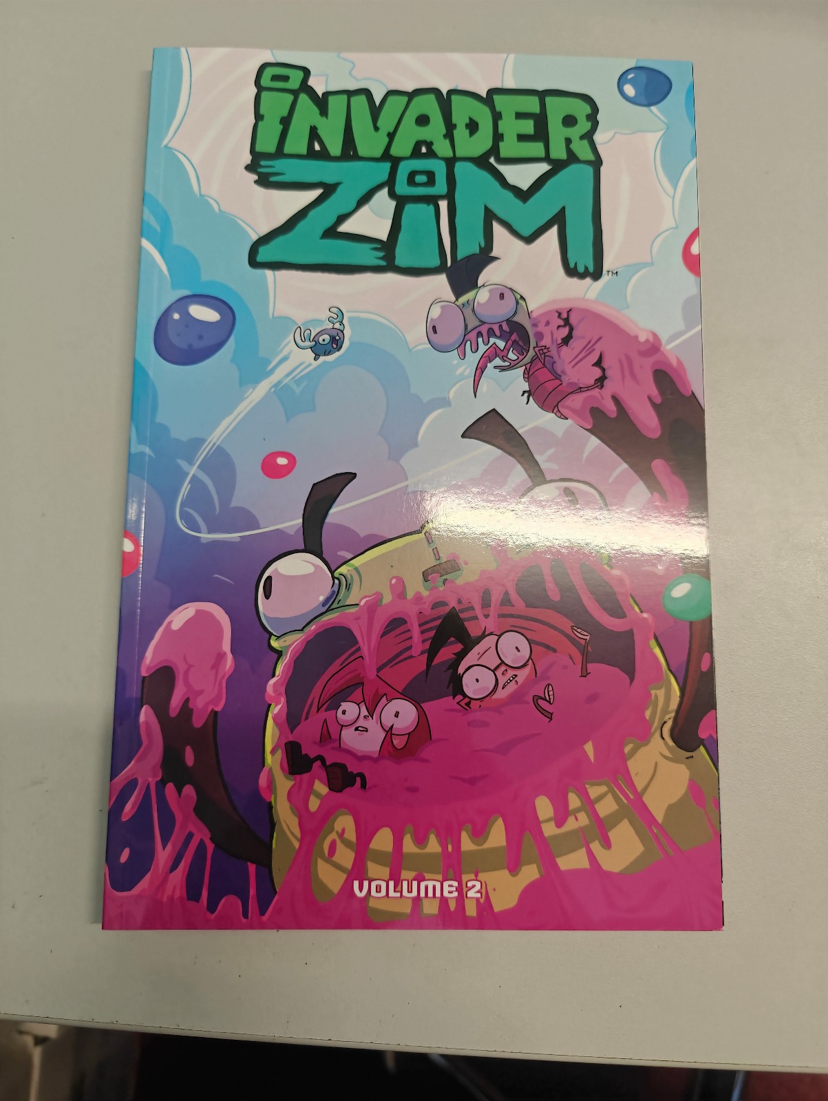 INVADER ZIM TPB VOLUME #2 (2016) - GRADE NM - ONI PRESS JHONEN VASQUEZ VARIANT