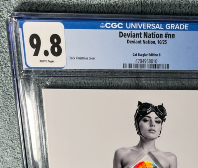 Catwoman Dual Noir B&W Cover CGC 9.8 Cosplay F/N Virgin Variant B LTD 100 18+