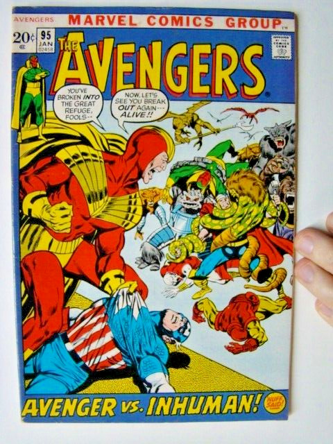 Avengers #95 Neal Adams Cover & Interior Art 1972 VG