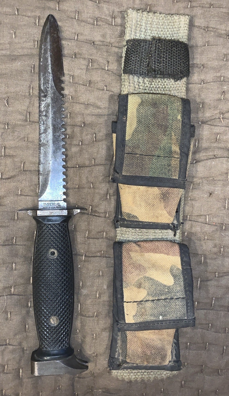 Imperial M7-S Survival Knife with Sheath, no accessories Vintage Imperial M7-S Survival Knife with Sheath, no accessories Vintage