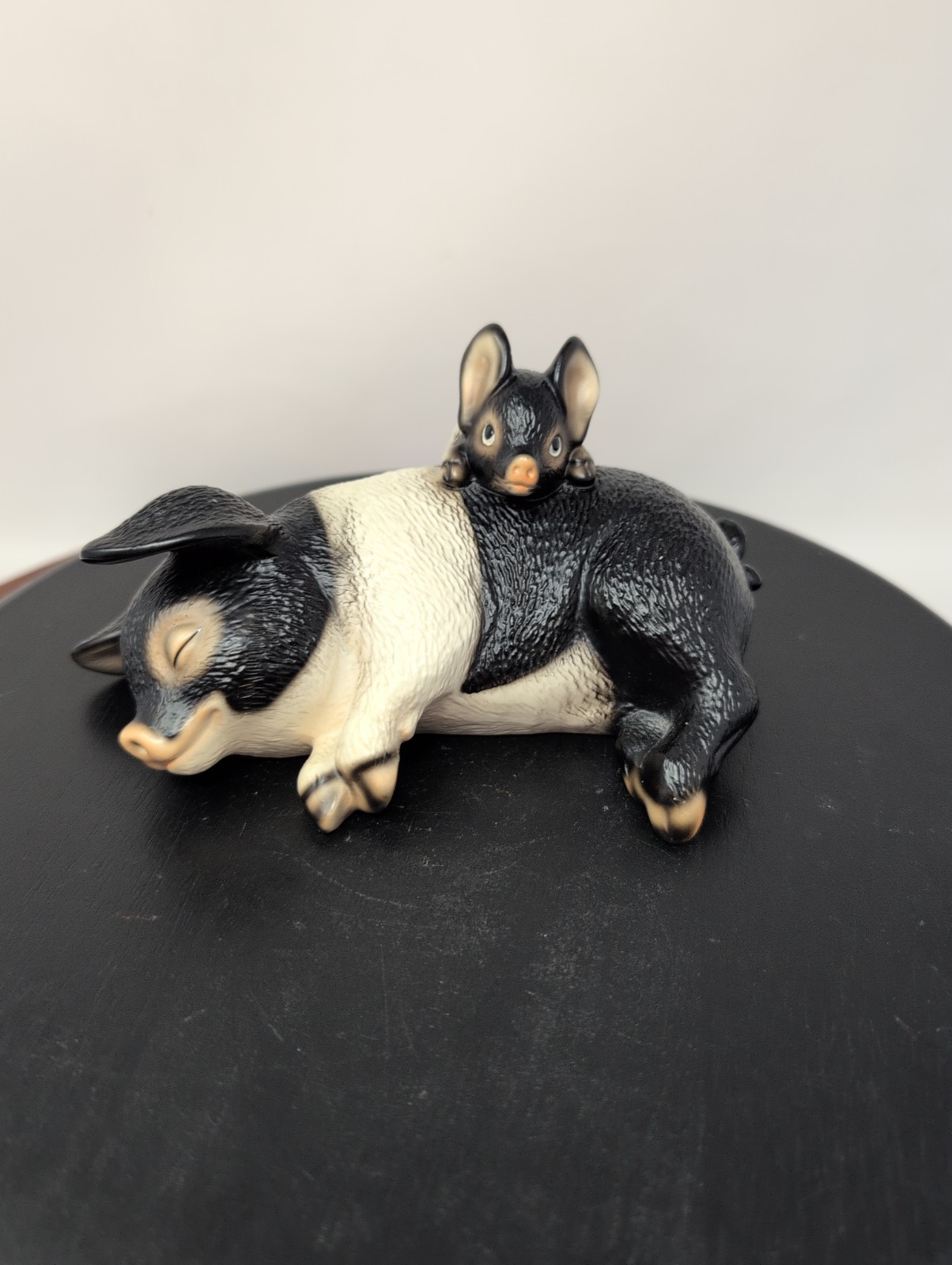 Vintage 1983 Harvey Knox Kingdom Global Art Pig Figurine Piglet H468B81 Japan