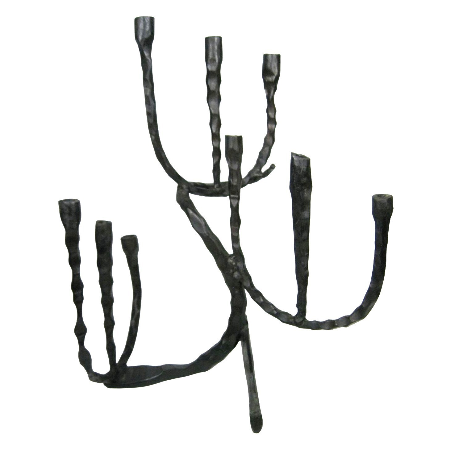 Cast Iron Hanukkah David Palombo Israel 1950s Vintage Judaica Menorah Cast Iron Hanukkah David Palombo Israel 1950s Vintage Judaica Menorah