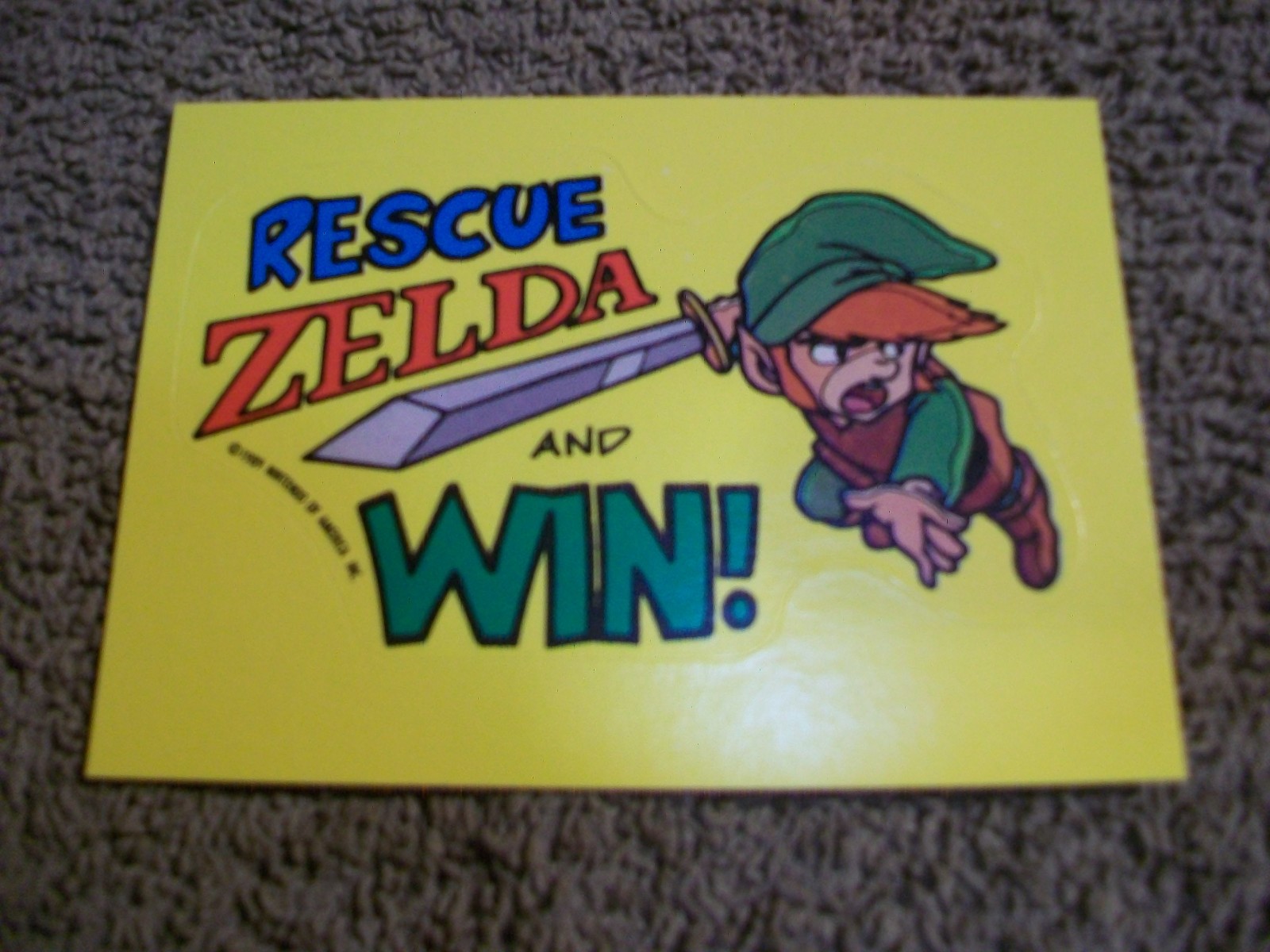 1989 Topps ZELDA Nintendo Sticker #22