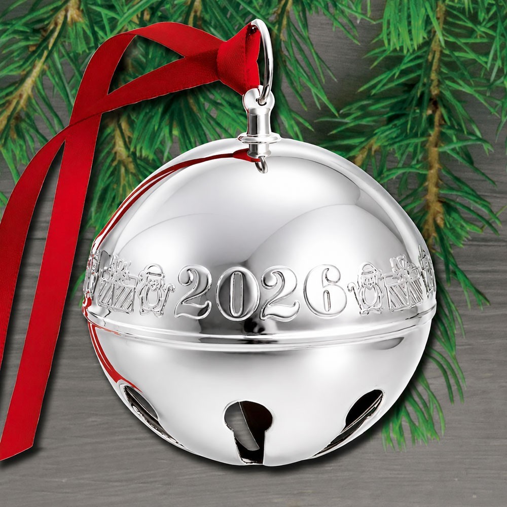 New 2026 Wallace Sleigh Bell 56th Edition Silverplate Ornament NIB